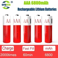USB 1.5VAAA Rechargeable Batteries 6800mAh Li-ion Battery For Remote Control Mouse Electric Toy Battery aaa rechargeable battery 1
