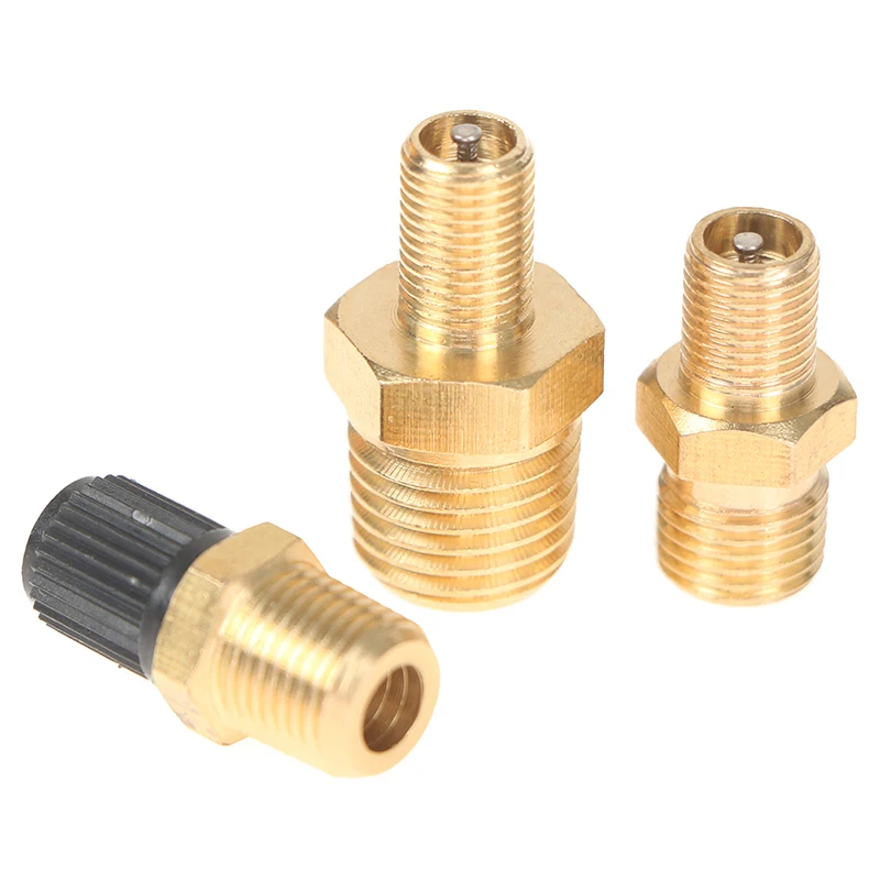 Anti-Corrosion Brass Schrader Tire Valve with Sealing Caps