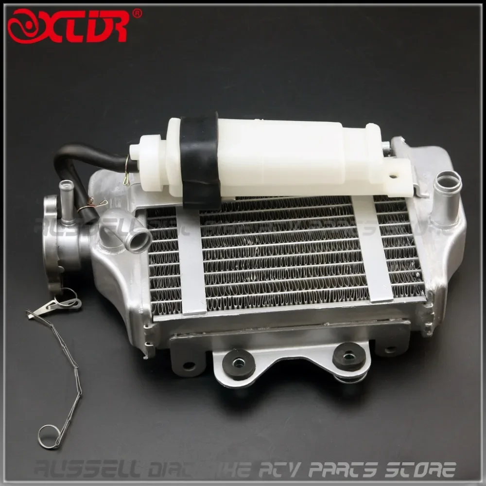 1 Pair Water cooling engine radiator with fan for Xmotos Apollo Motorcycle Zongshen Loncin Lifan 150cc 200cc engine Accessories