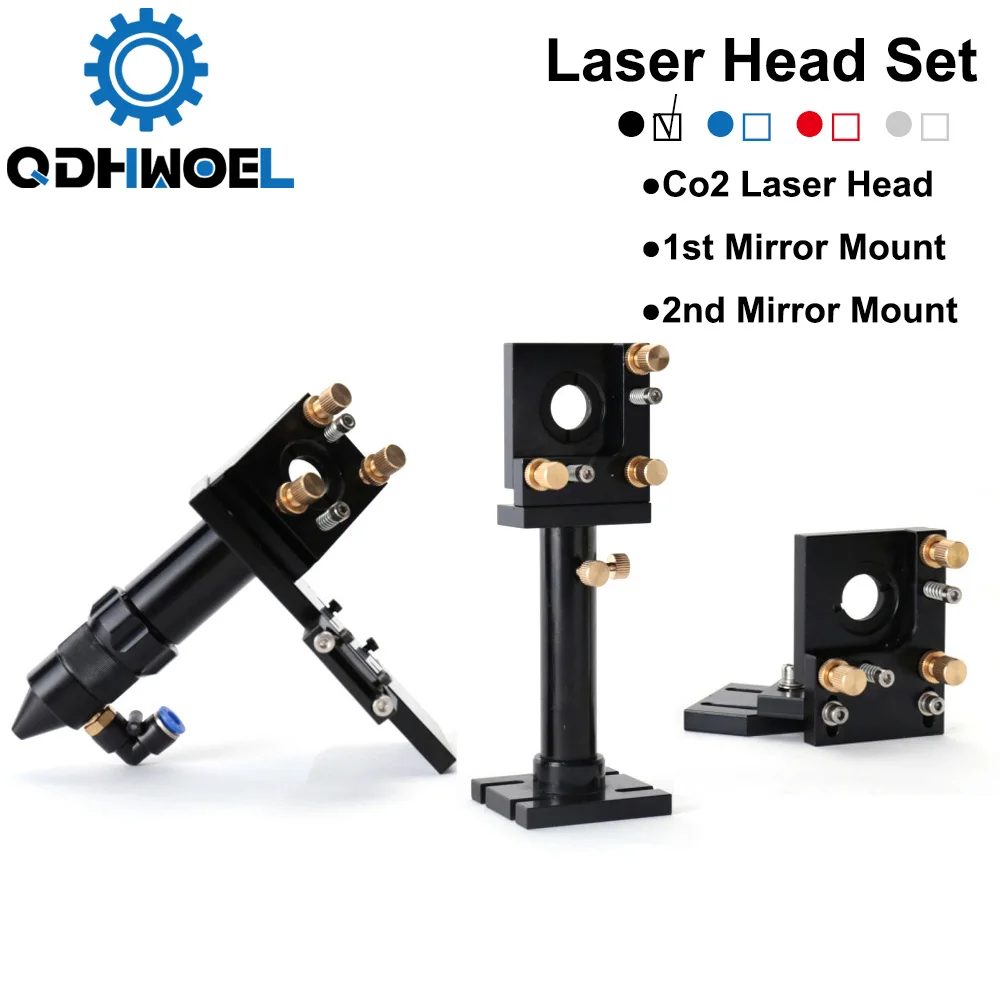 Co2 Laser Head Focus Lens 20mm Reflective Mirror 25mm Integrative Mount