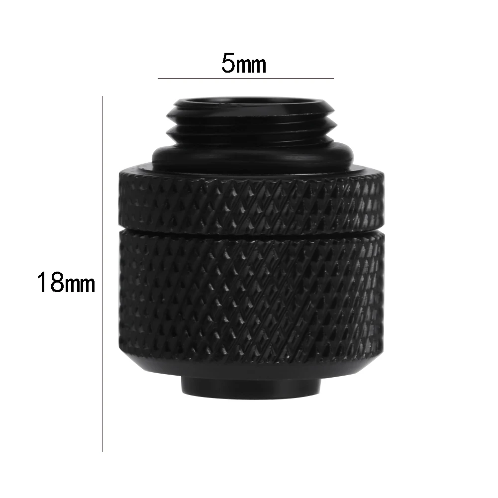 Brass G1/4 External Thread Fittings for 9.5X12.7mm Soft Tube Computer Water Cooling