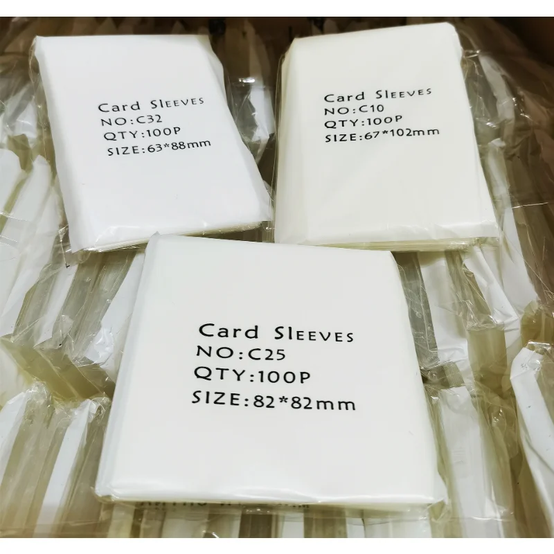 Transparent Card Sleeves Board Game UNO Tarot Cards Protector 100pcs