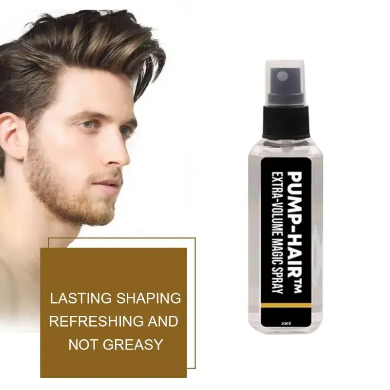PUMP-HAIR Extra-Volume Spray Hairspray Hair Styling Spray Strong Hair Styling Gel Contains Dense Fibers