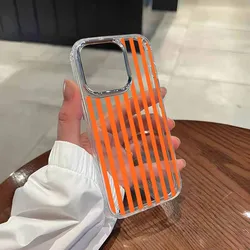 Creative Colored Stripes Transparent Soft TPU Phone Case - Pixel 8A 5G (LYtm01)