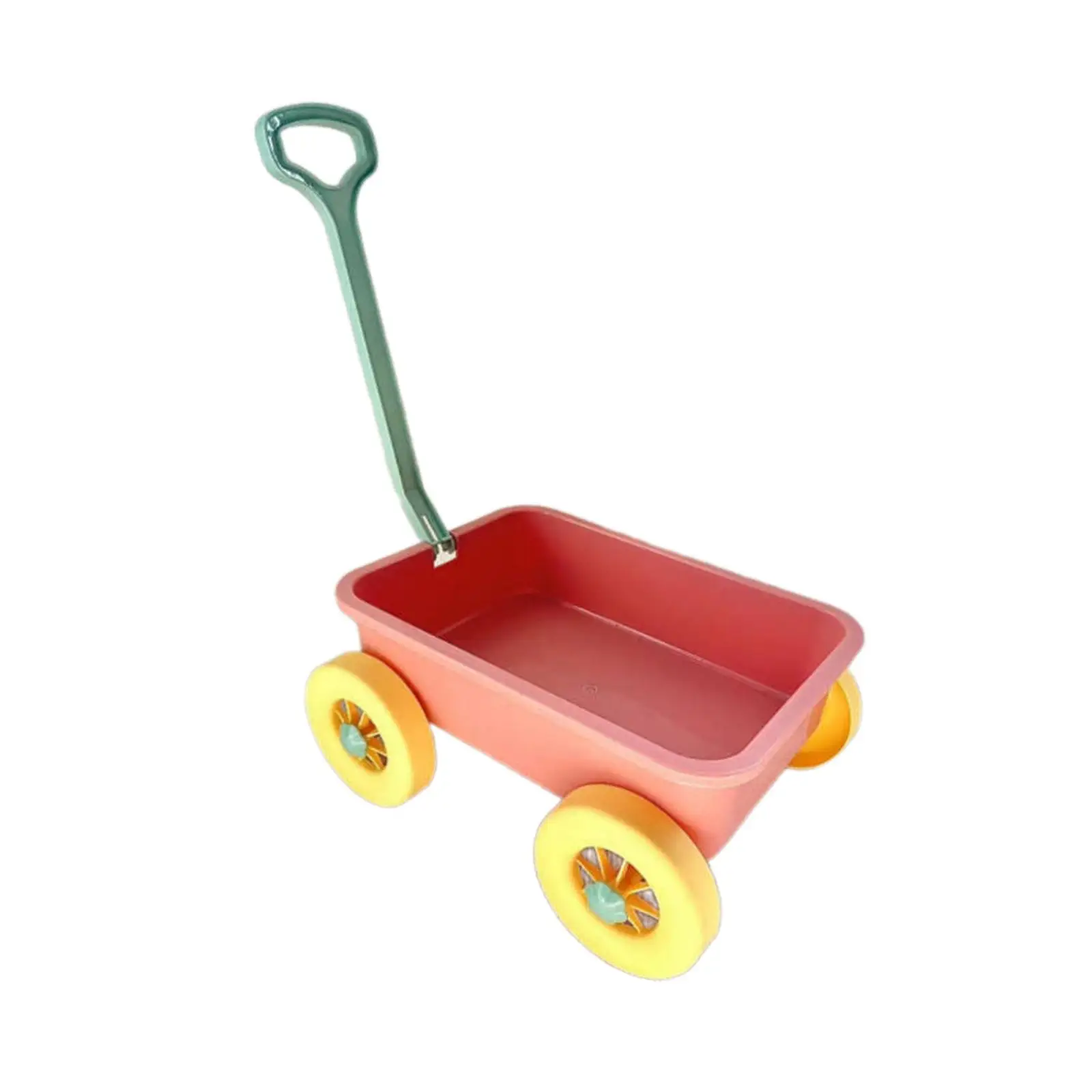 Pretend Play Wagon Sand Toy Practical Multiuse Play Motor Vehicles Beach Toy for Household Backyard Indoor Gardening Child