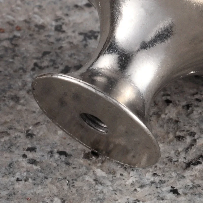 Cabinet Knob Stainless Steel Cupboard Pullers Drawer Knobs Furniture Wardrobe Round Handle Kitchen Door Pulls Hardware DIY