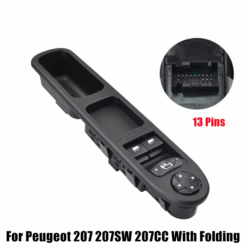 Fensterheberschalter Für Peugeot 207 CC SW 2006-2009 | Elektrischer Fensterheber Schalter Ersatzteil