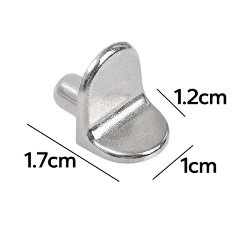 Shelf Bracket 60/10Pcs Shelf Brackets Support Studs Peg Pin Shelves Seperator Fixed L-Shaped Cabinet Furniture Shelf Wall-Mount Bracket Holder