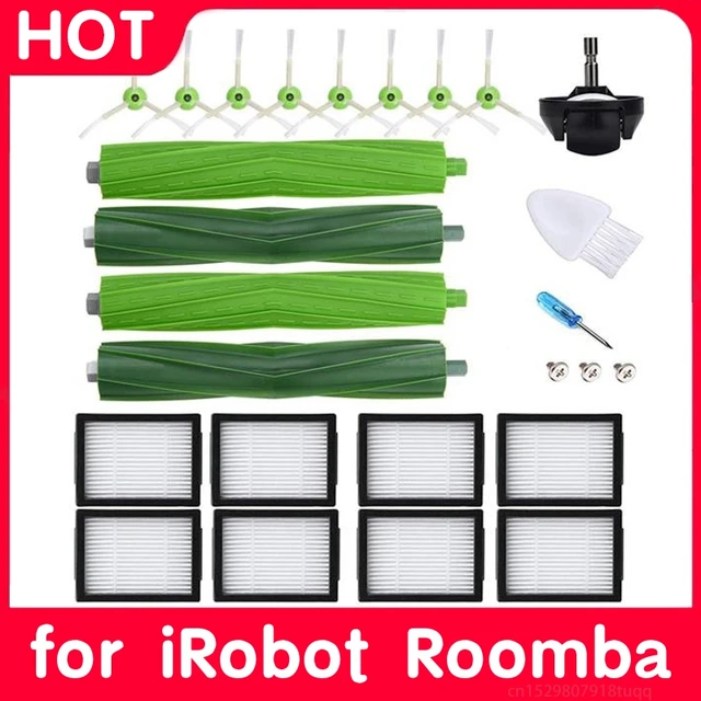 Dust Bag For Roomba I7 I8 E5 E6 I3 J7 Spare Repuestos Roomba Irobot i7  Accessories Main Brush Hepa Filter Vacuum Cleaner Parts - AliExpress