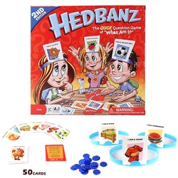 New Hedbanz Game The Quick Question of What am I Cards Board Game Funny Gadgets Novelty Toys Children parents party games 1