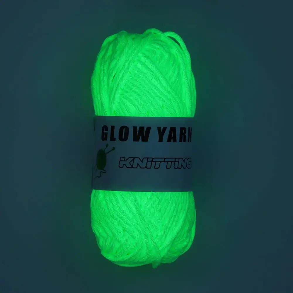 Luminous Wool DIY Hand Knitted Luminous Yarn DIY Weave Glow in The