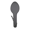 31cm Black Leather Ellipse Paddle Riding Crops Flogger Horsewhips Spikes 10.5cm Wide Spanking Paddle Slapper 3