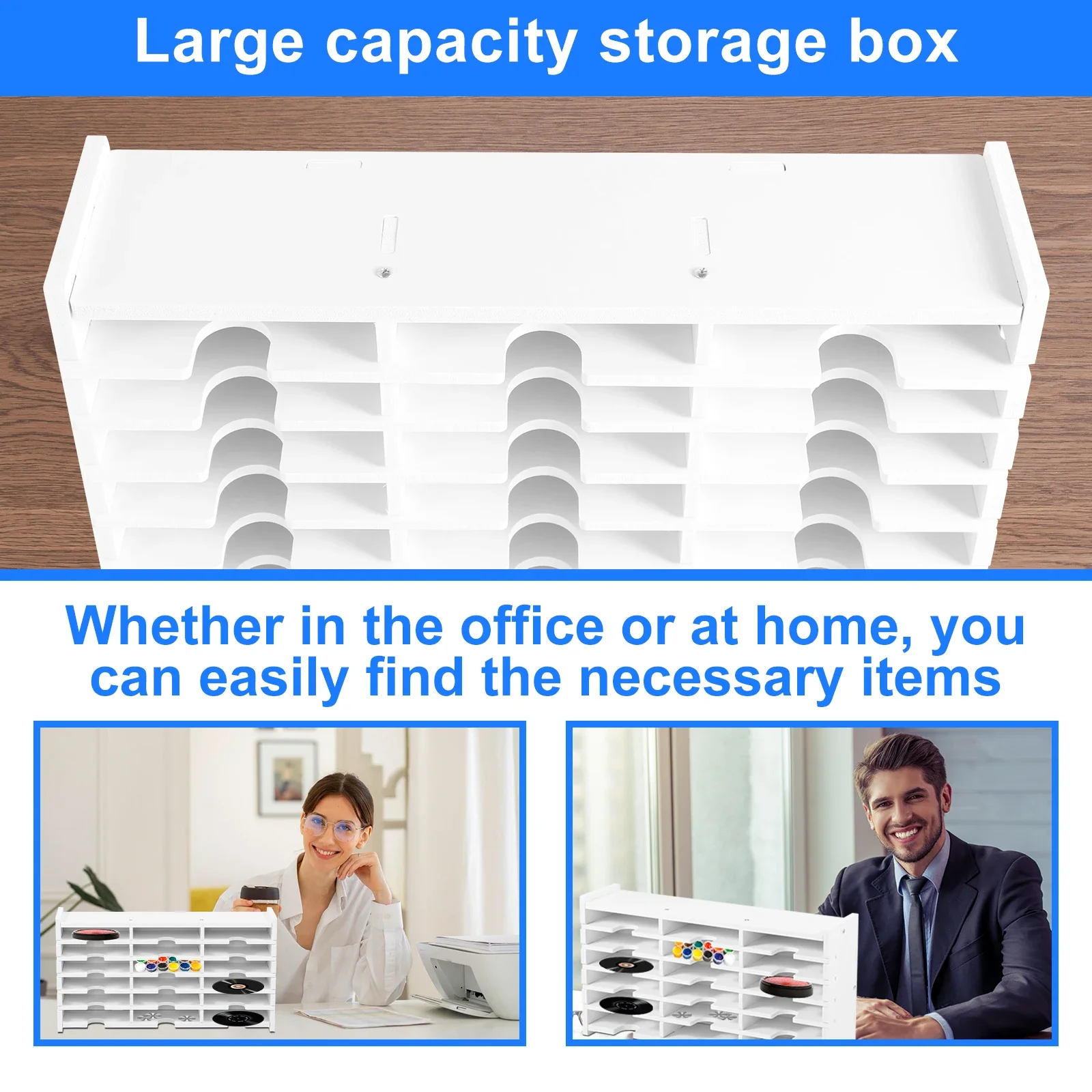 18 Slots Ink Pad Storage Holder Stamp Pad Storage Organizer, Ink Pad Storage Stamp Holder Storage Rack for Crafts Supplies