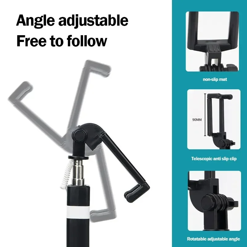 Retractable Selfie Stick Mobile Phone Stand 3.5 Interface Universal Selfie Stick For Smart Phones Portable Travel Camera Stand