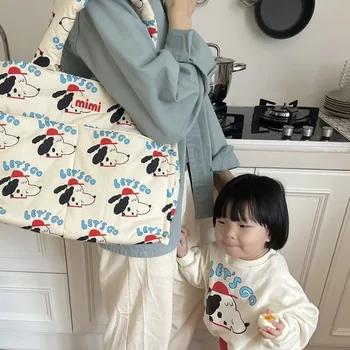 Borsa a Tracolla Multifunzionale di Grande Capacità, Carina Borsa per Mamma e Bambino, Leggera Borsa da Passeggio, Borsa per Accessori Neonato