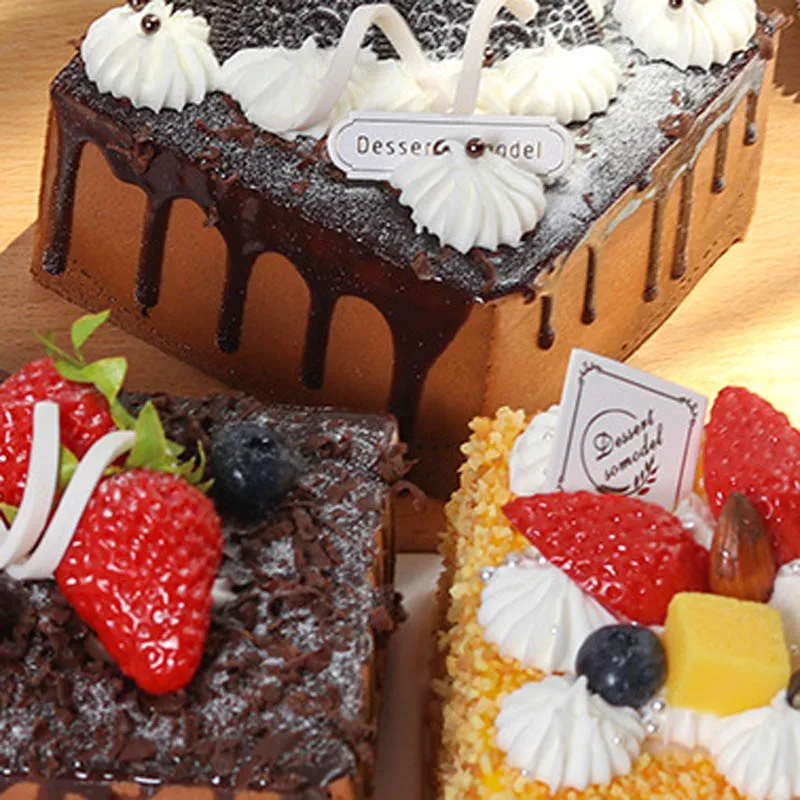 1PC Artificial Fruit Cake Biscuit Fake Food Decoration Photography Pro Food Simulation Cake Model Tea Table Decoration FCYY-MIX2 food photography props food model table decoration