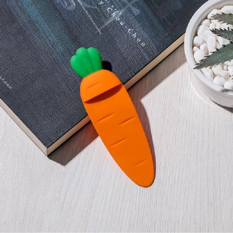 Cute Carrot Bookmark Book Mark Office School Supplies Funny Gift 1-3-5-10 pcs
