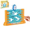 Penguin Board Games Two-Player Building Pushing Walls Toy For Kids Interaction Montessori Education Toy Gift 1