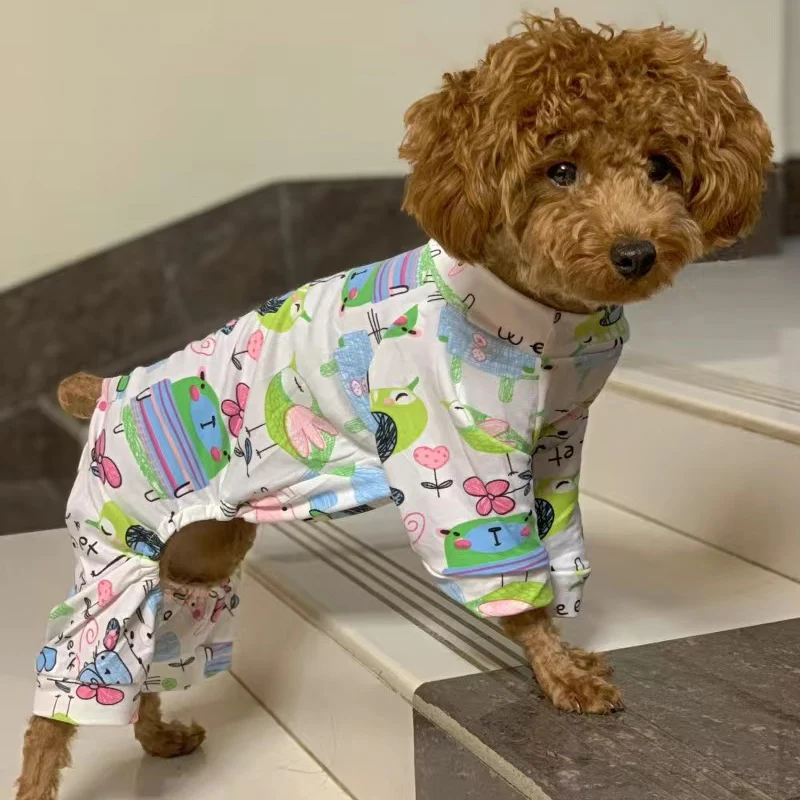 Combinaison pyjama pour chien, combinaison pour petit animal de compagnie,  Shih Tzu Yorkshire Terrier, salopette, vêtement pour chiot chat | AliExpress