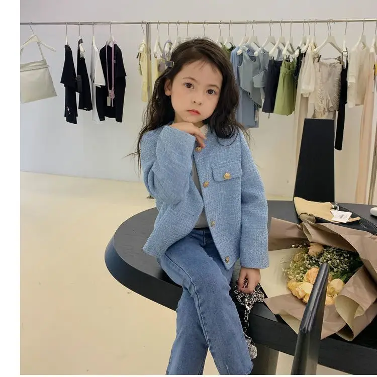 Girls Spring Autumn Clothing Cardigan Jackets Elegant Girl Kids Children Birthday Princess Jacket Trench Coats Girls Overwear - 3