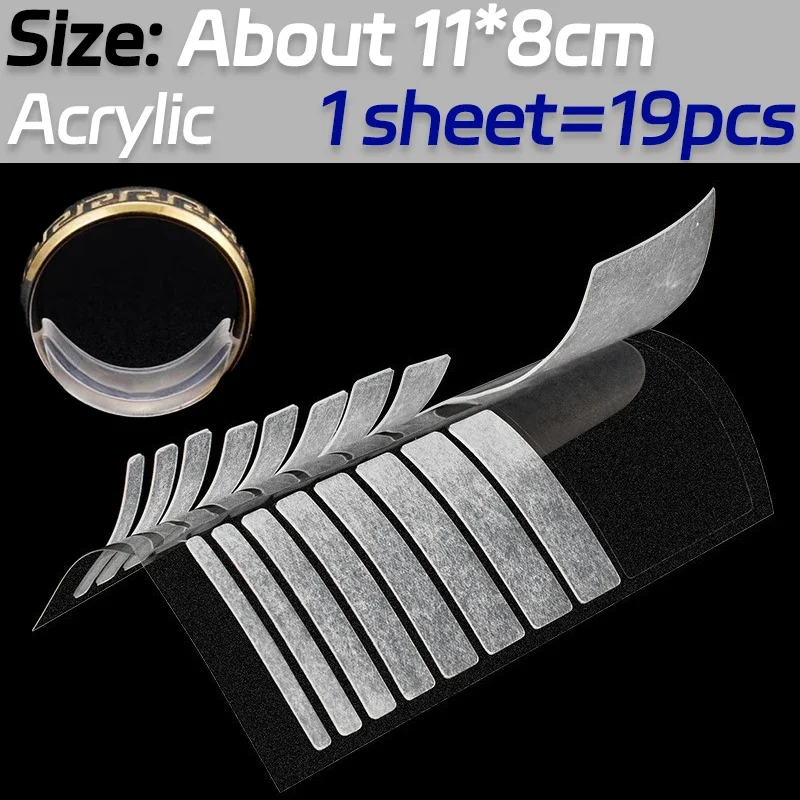 Ring Size Reduction Stickers - Transparent Silicone Adjustment Pads