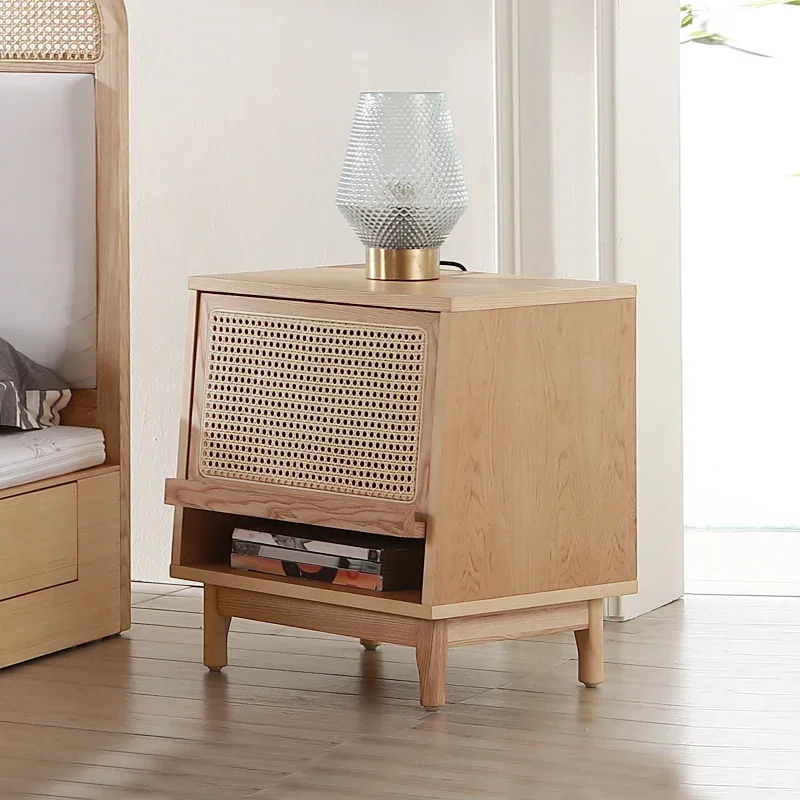 

Bedroom Commodes Nightstands With Charging Station Bedside Room Near Bed Chest Of Drawers Nordic Nightstand Mini Wooden Drawer