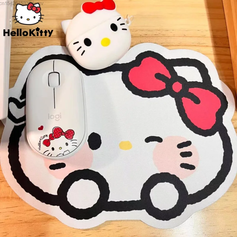 

Sanrio коврик для мыши Hello Kitty милый аниме мультяшный Настольный коврик для офисных игр резиновый коврик Рождественский Настольный коврик поставка Настольный коврик Y2k