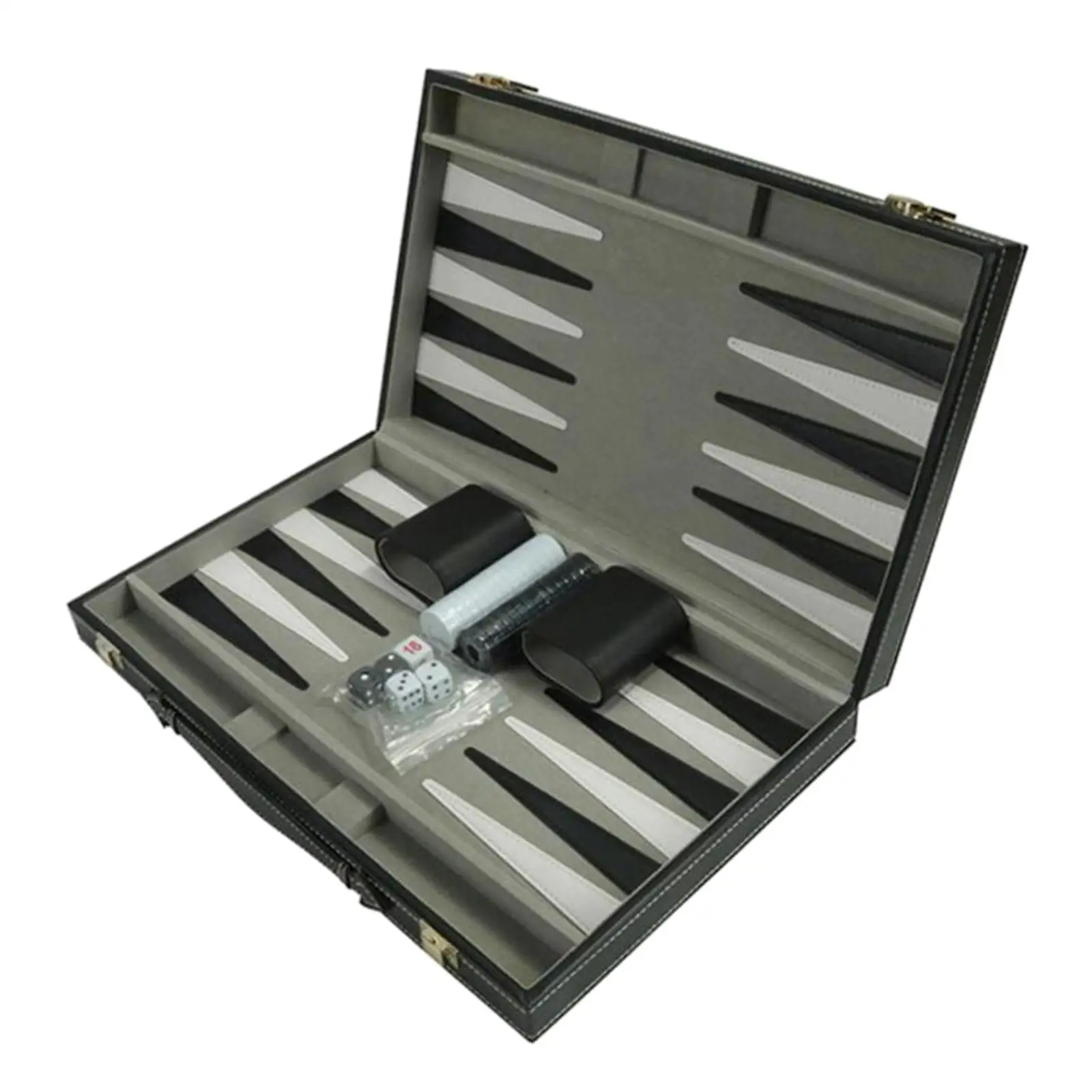 Premium Foldable Chess Board Backgammon Set Classic Portable Gifts