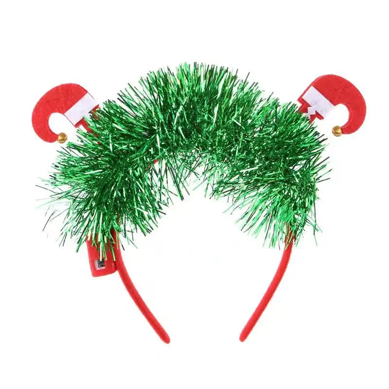Light Up Christmas Headbands LED Reindeer Christmas Headbands Xmas Antler 1pc For Kids Women Party Supplies