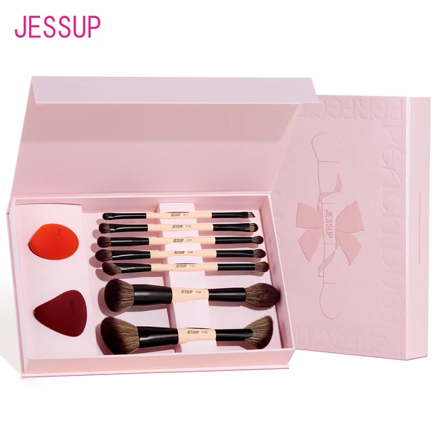 41641-bc497a.jpg Premium Makeup Brush Set (3/7 Pieces) – Double-Sided with Sponge and Gift Box