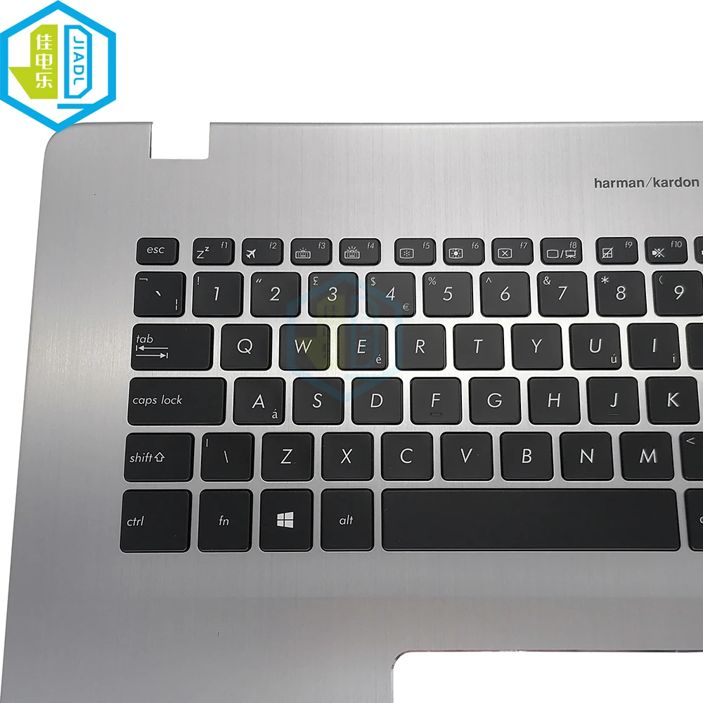Capa do Teclado Russo para Asus Vivobook ua Eua Reino Unido ru Palmrest X705 X705ud X705un X705fd X705fn 90nb0jp1-r31ru0 90nb0ga1-r33uk0 - Imagem 3