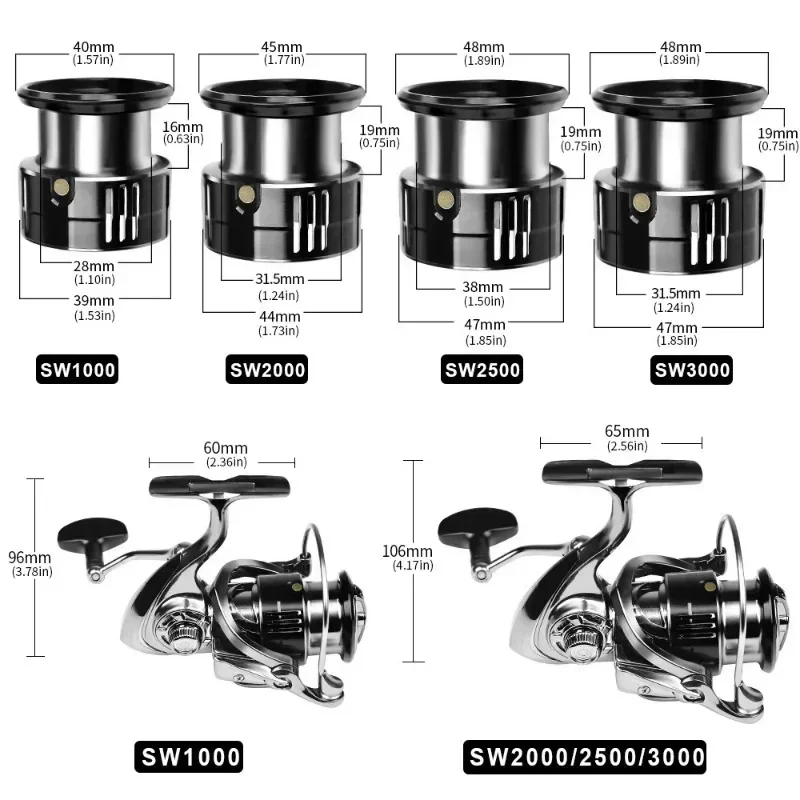 Spinning Wheel SHIMANO STELLA SW Flagship Remote Cast All Metal Fishing Vessel