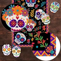 Day of The Dead Table Decoration Accessories Home Table Runner Hallowen Tablecloth Ghost Party Decor Accessories Dia De Muertos 6