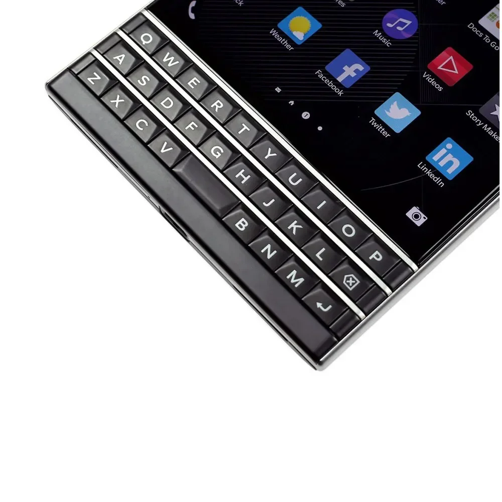 Original Blackberry Passport Q30 4G Mobile Phone 4.5'' IPS LCD Screen 3GB RAM 32GB ROM 13MP Quad-Core BlackBerry-OS SmartPhone 3