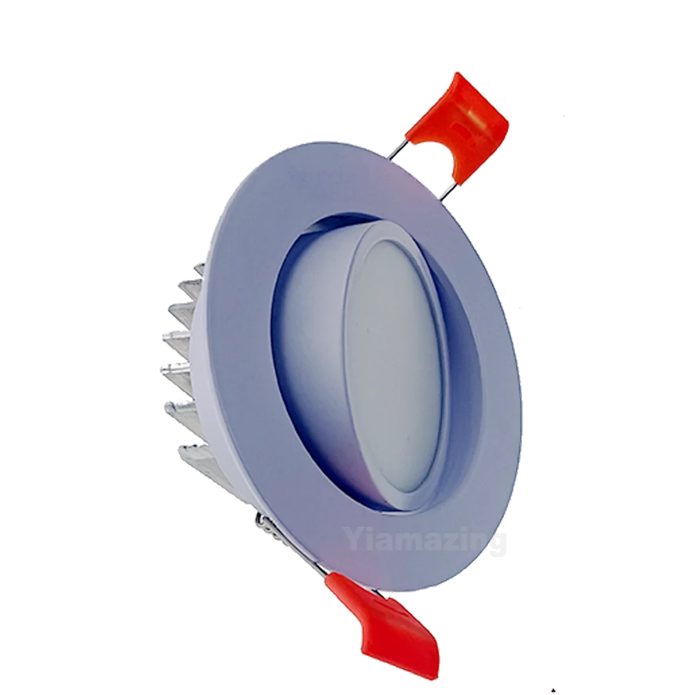 야외 방수 LED 다운라이트 조광기, 회전 각도 조절, DC 12V 24V, IP66, IP65, IP67, 7W, 9W, 12W 스포트라이트