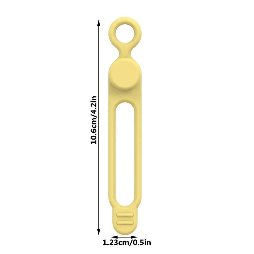 10件套 Silicone Cable Tie Set Elastic Reusable for cable organizer