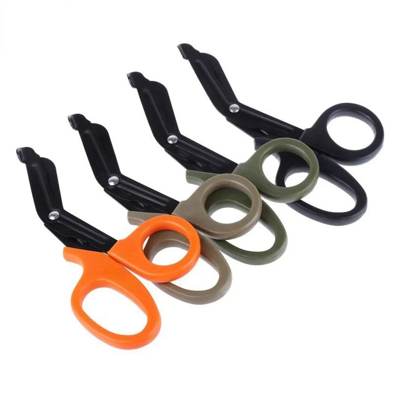 1 Pcs First Aid Scissors Multipurpose first aid and paramedic bandage  emergency scissors for sudden trauma