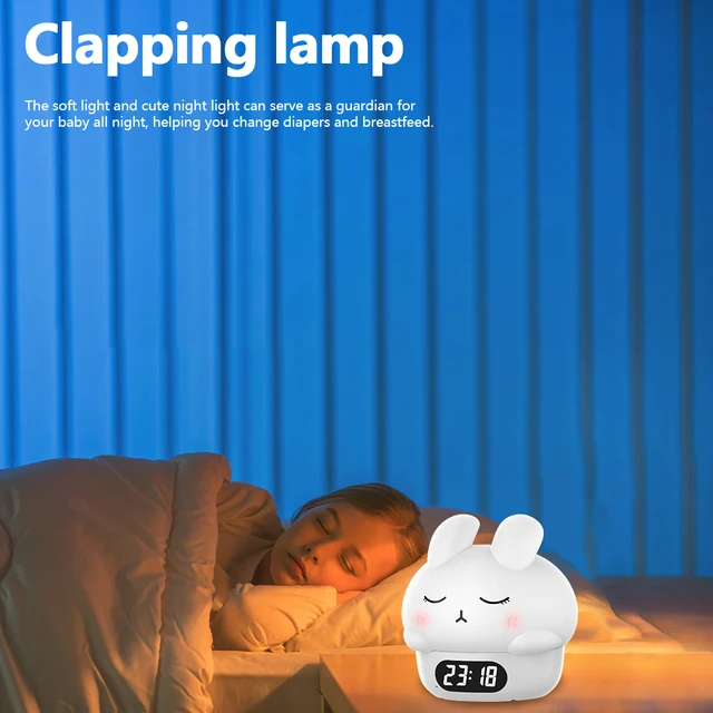 2286-97e0cf.jpg Adorable Bunny Night Light with Timer | Soft LED Glow