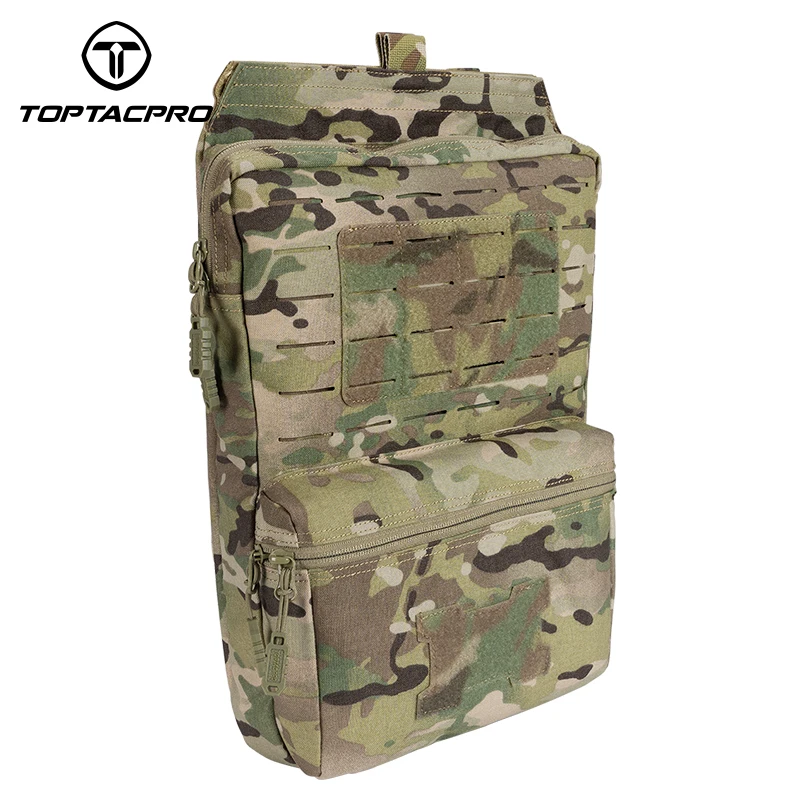 TOPTACPRO Tactical Hydration Backpack 2L MOLLE Water Bag Hydration