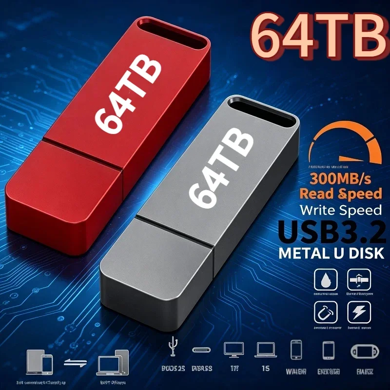 High-Capacity Metal High-Speed Wireless Bluetooth Transmitter and Audio Receiver