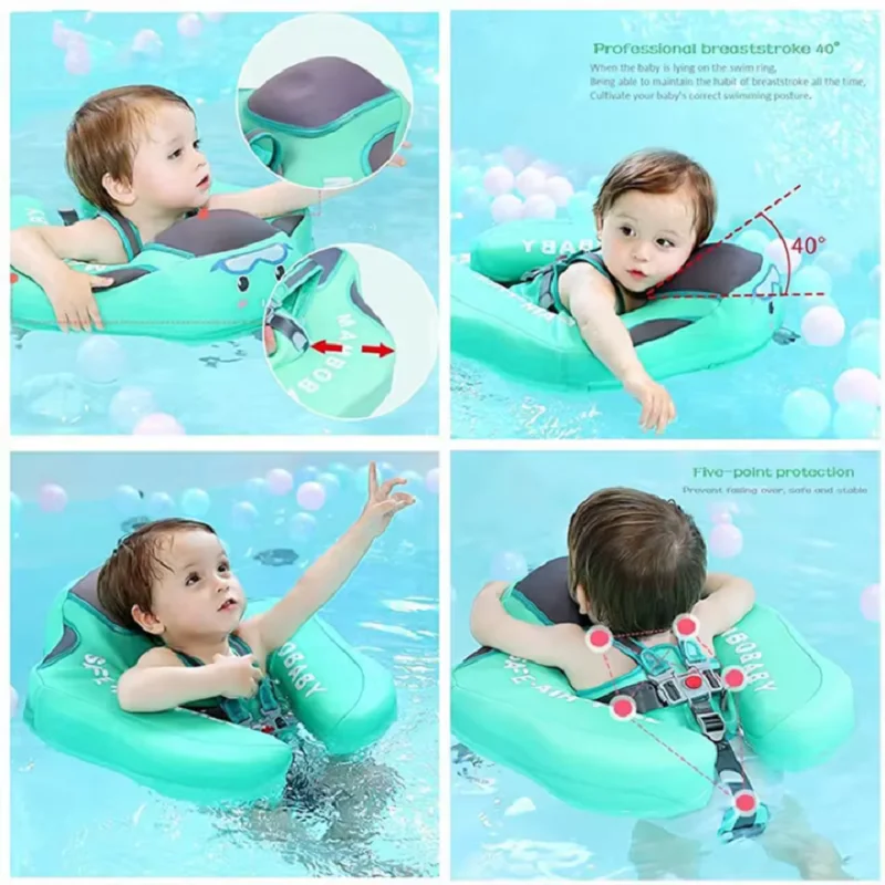 Mambobaby Summer Swimming Pool Toys Non-Inflatable Baby Floats Underarm Swimming Floater Spa Buoy Trainer Suppliers