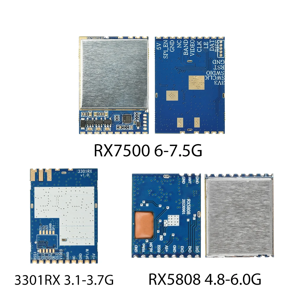 Module Récepteur FPV 5.8G RX5808/RX7500 avec Audio - Livraison Rapide