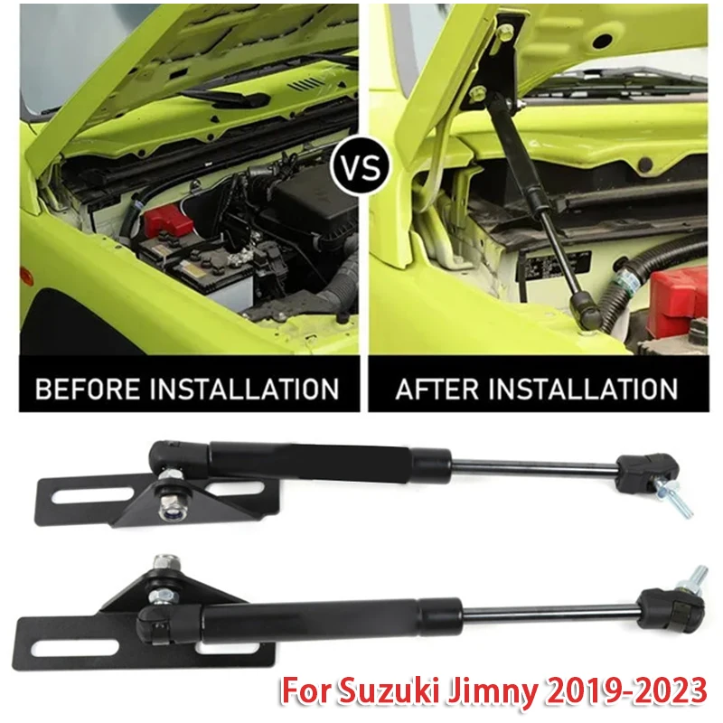 

2pcs/set Car Front Engine Hood Hydraulic Rod Strut Bars for Suzuki Jimny 2019-2023