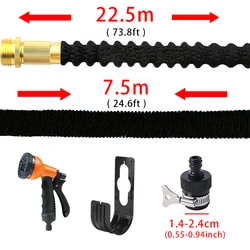 Enhance your garden care routine with our 3X Expandable High - Pressure Flexible Magic Water Hose. This versatile, durable, and efficient tool is perfect for watering, irrigation, and car washing needs. (22.5m orange)