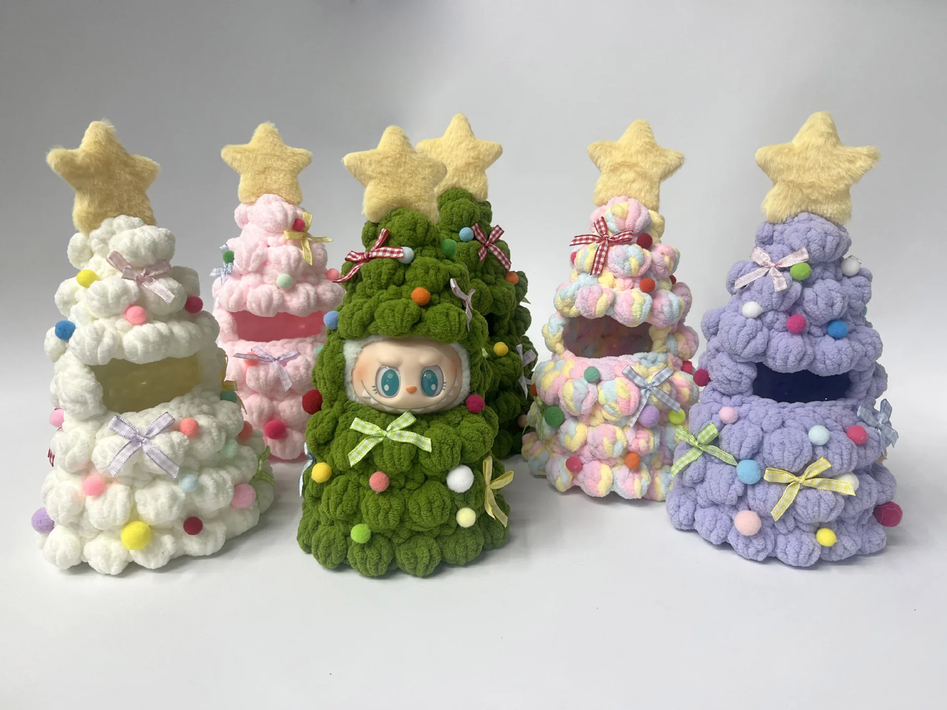 Labubu Christmas Tree Plush House – Holiday Accessories Series