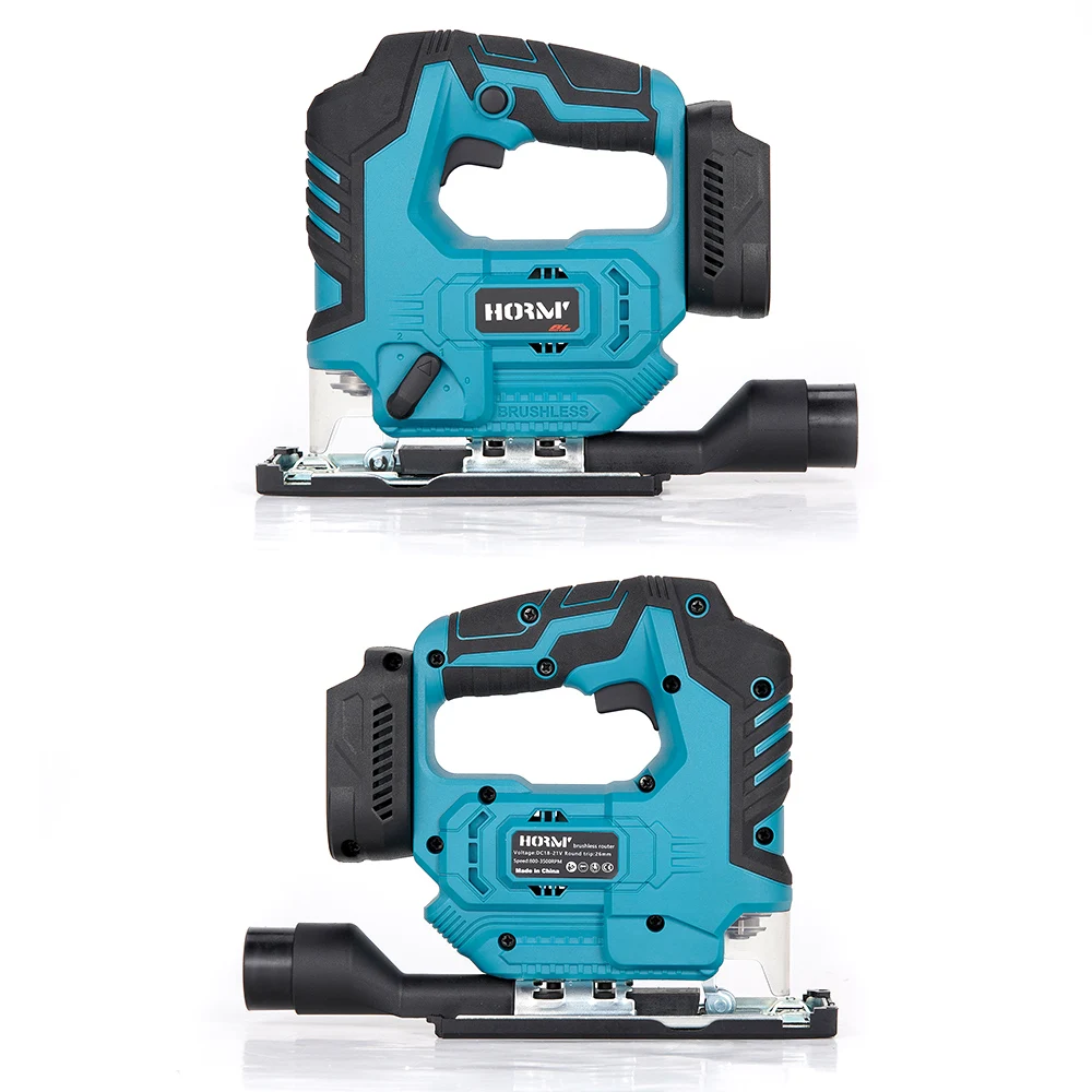 Hormy 18V Brushless Curve Saw 26mm Stroke Multi angle Cutting Saw For Makita 18V Lithium Battery Woodworking Electric Saw 5