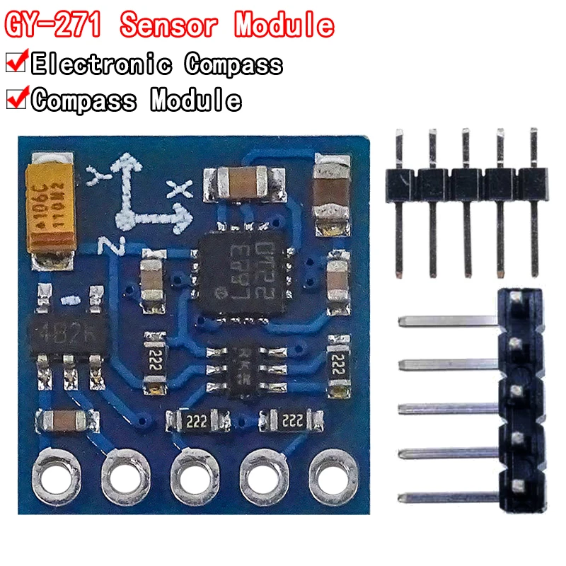 GY-271 QMC5883L Modul Kompas Magnetometer 3-osý pre Arduino IIC