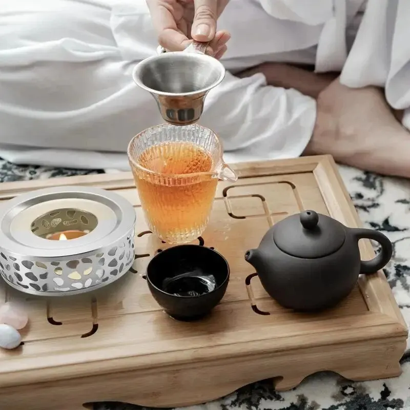 Teapot Warmers Stainless Steel Stove Multifunction Candle Coffee Accessories