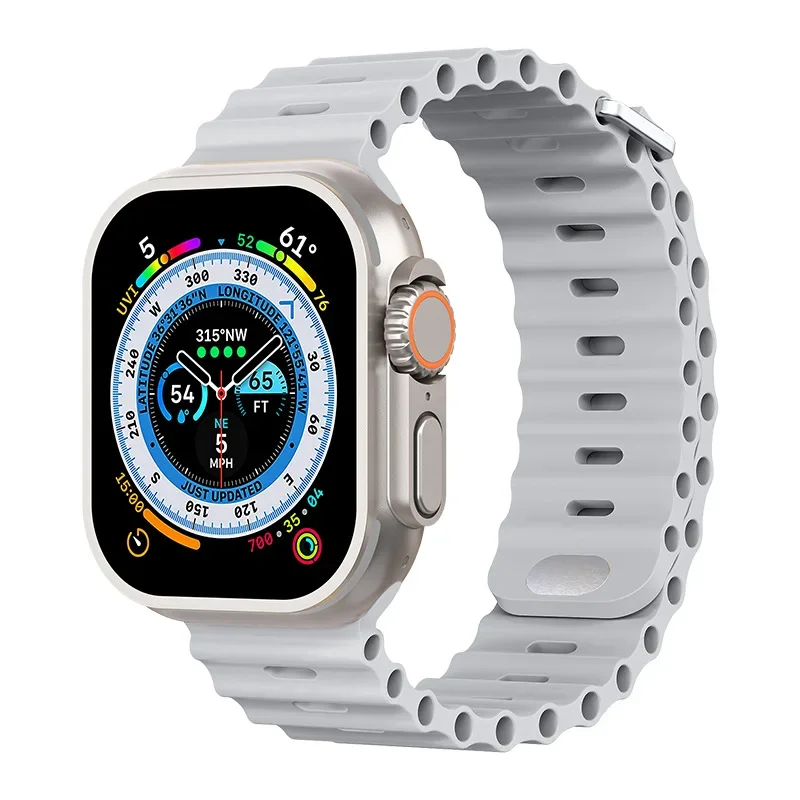 Ocean Silicone Strap - Soft Adjustable Wristband in Vibrant Colors