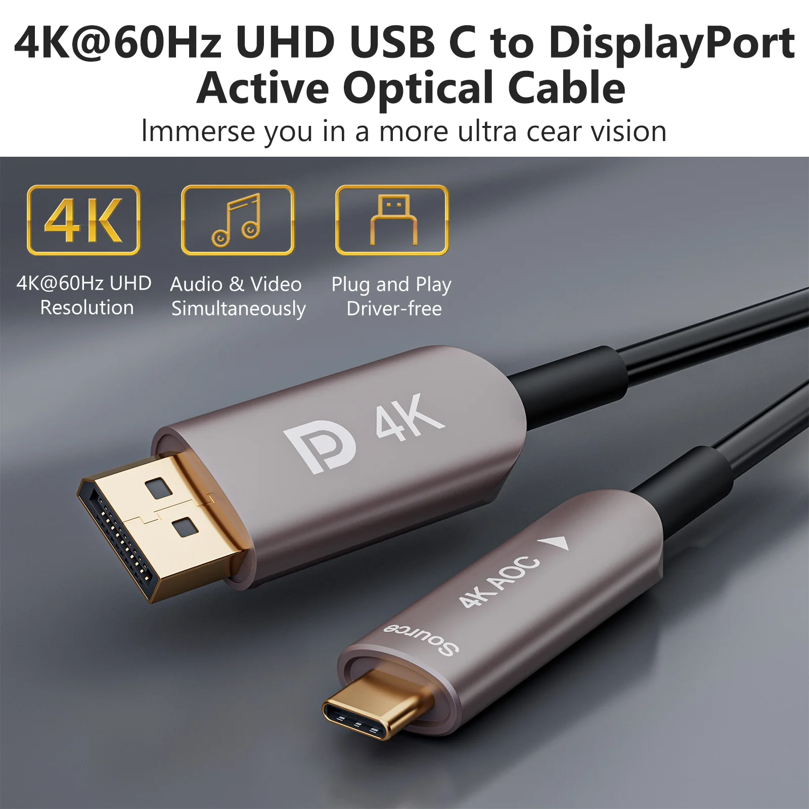 USB 3.1 C-÷ Ʈ  ̺, Ʈ 3/4 Kompatibel, ƺ  , 4 K